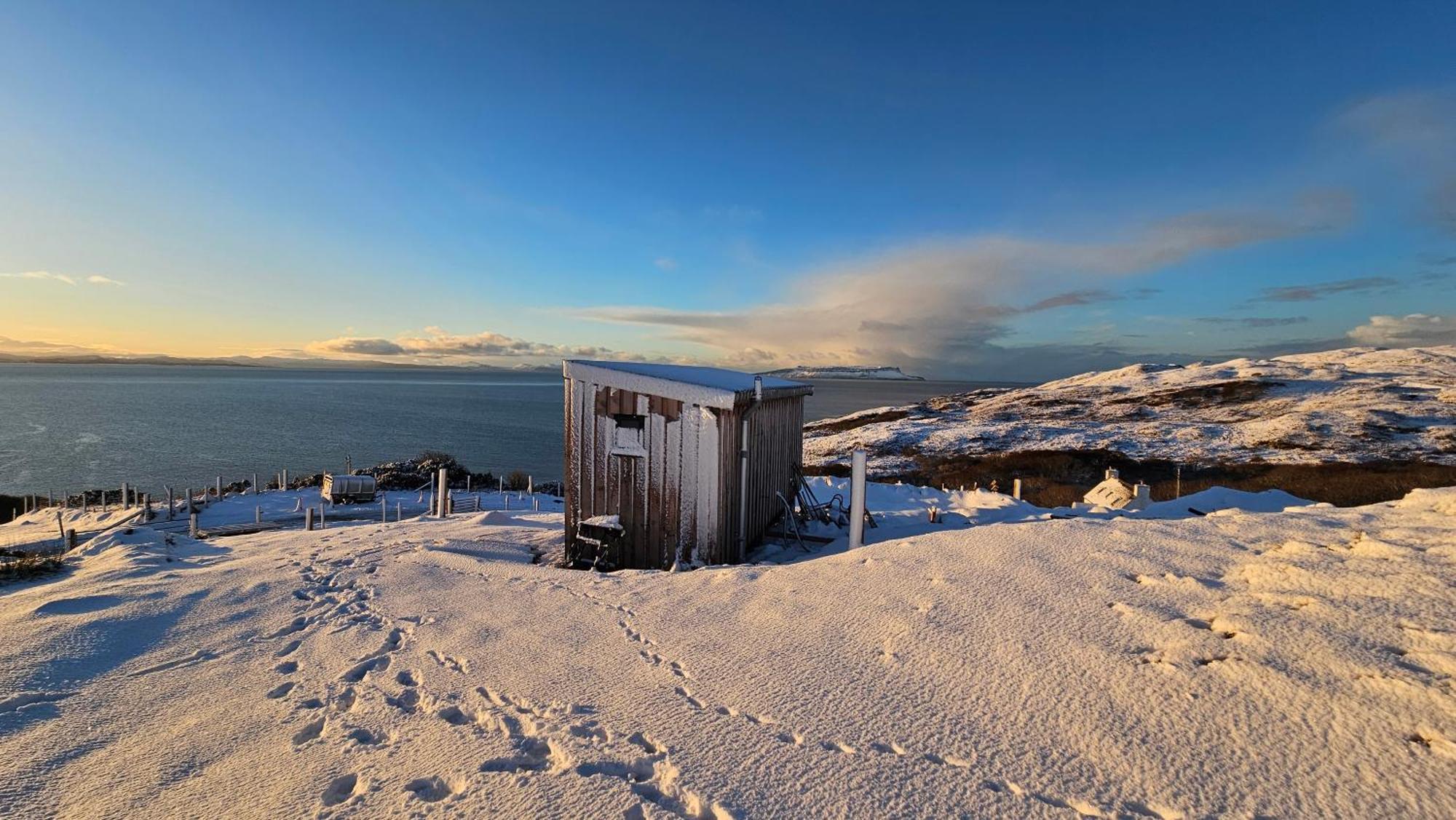Villa Hut On The Hill Aird of Sleat Esterno foto